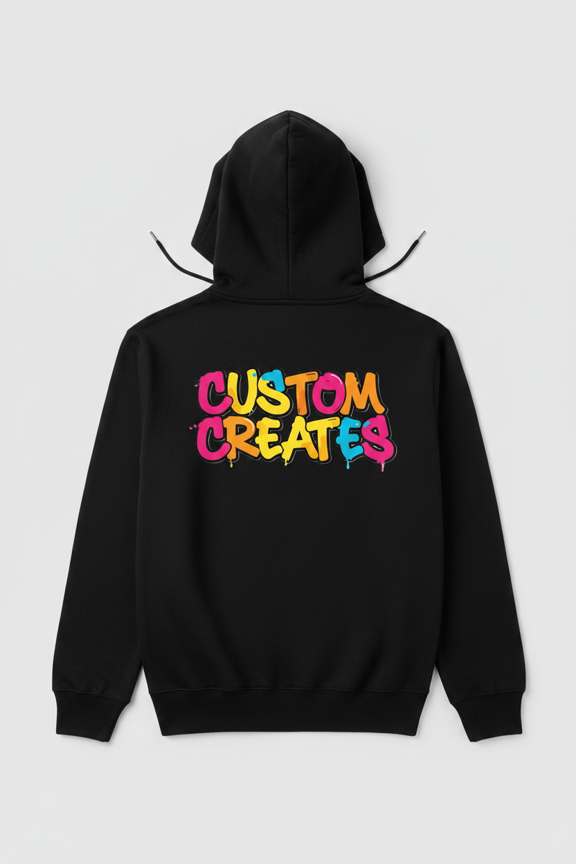 Classic Pullover Hoodie - Custom Creates Logo Back