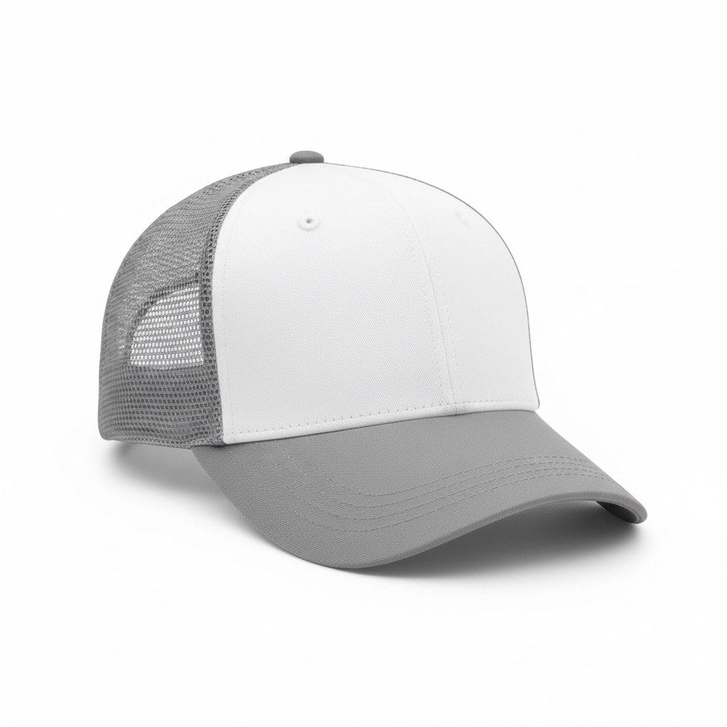 Grey Two-Tone Cap