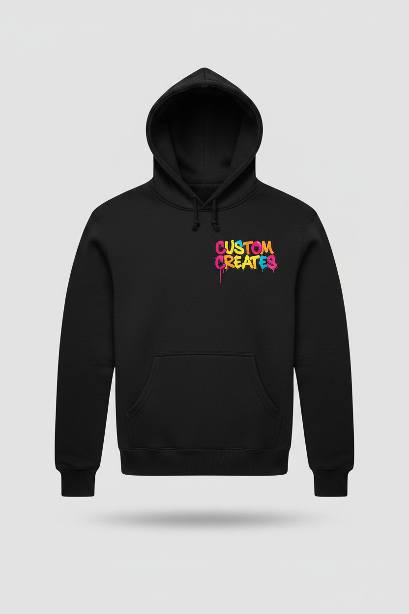 Classic Pullover Hoodie - Custom Creates Logo Side Chest